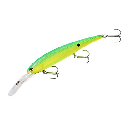 Bandit Lures 4 3/4-Inch Slender Minnow Jerkbait Trolls Up to 27 Feet Deep, Universal Color Patterns, 1 Piece - color: Taco Salad, size: 4 3/4", 5/8 oz