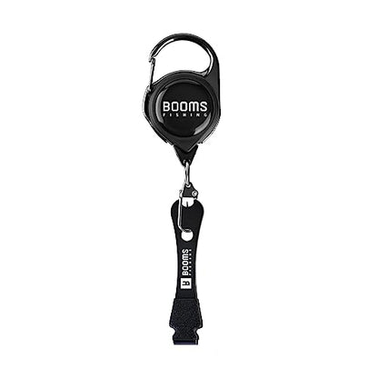 Booms Fishing FC2 Fishing Knot Tying Tool, Fly Fishing Line Cutter, Fishing Clippers with Retractor - color: Black #2