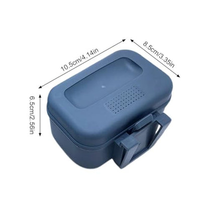 Fishing Live Bait Box, Waist Mounted Bait Bucket with Belt, Hands-Free Fishing Bait Holder Organizer for Lures, Portable Live Bait Container Storage for Shore, Boat, Stream Fishing