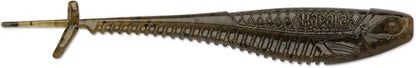 CrushCity Mooch Minnow Soft Plastic Minnow Bait, Natural Profile for Drop Shot, Jig Head & Multi-Species Fishing - color: Green Pumpkin, size: 2-1/2"