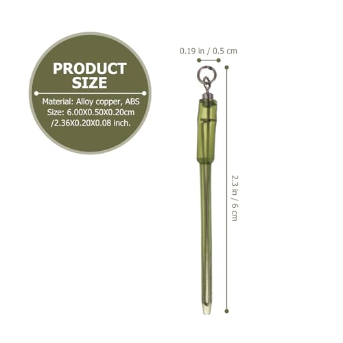 Toddmomy 10pcs Heavy-Duty Carp Fishing Rolling Swivels Portable Fishing Accessory Compact Connector for Various Methods Outdoor Tackle Small Flexible Links