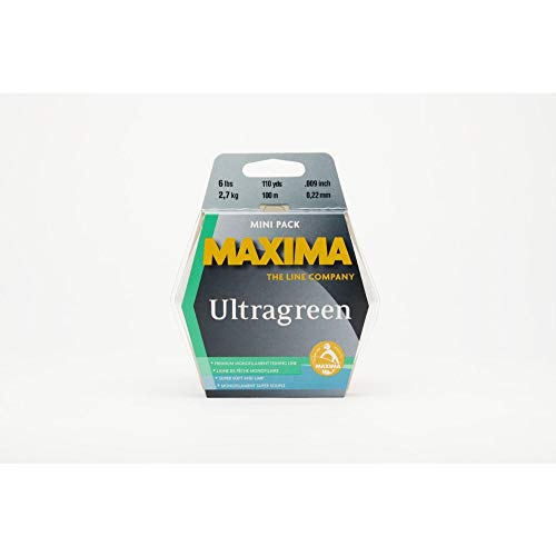 Maxima Fishing Line Mini Pack - style: Ultragreen, 6-pound, 110-yard