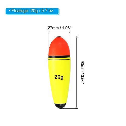 PATIKIL Fishing Slip Bobbers EVA Fishing Float for Saltwater Freshwater Fishing - style: 0.7oz