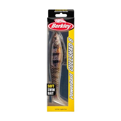 Berkley PowerBait CullShad Fishing Soft Bait - color: HD Yellow Perch, size: 8 in (2.75 oz)
