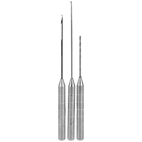 VINGVO Fishing Rigging Combo Set, Stainless Steel Aluminum Alloy Bait Needle Kit with Hook Needle Stringer, Fishing Rigging Set for Enthusiasts