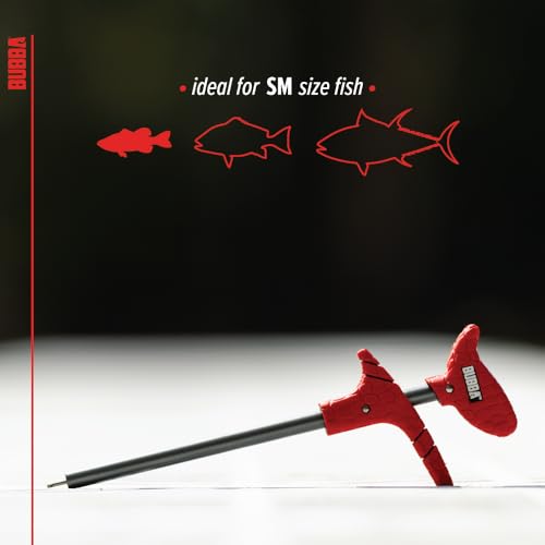 BUBBA Hook Extractor with Non-Slip Grip T-Handle with Marine Grade Stainless Steel Hook Extractor for Fishing and Angling - size: 4 inch