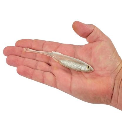 Berkley PowerBait Drip Minnow Fishing Soft Bait - color: White Shiner, size: 5"