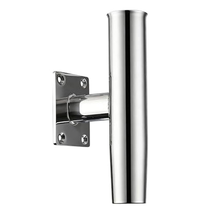 YaeMarine 2/4Pcs Tournament Style Stainless Steel Wall /Transom Mount Rod Holders for Marine Boat - style: 90 Degree-4pcs