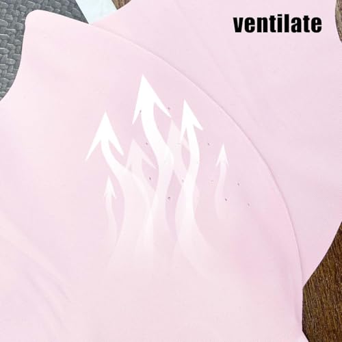 3D Ice Silk Cooling Sun Protection Face Mask, Breathable Cycling Mask with Adjustable Ear Loops, Reusable Summer Face Cover - color: Pink