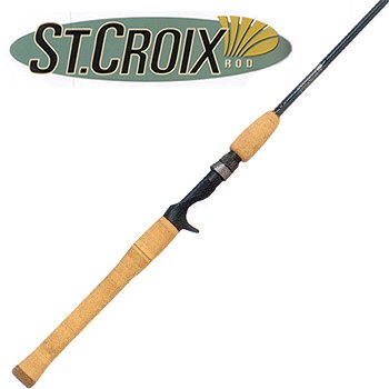 St. Croix Rods Mojo Bass Spinning Rod, Premium Quality Spinning Rod, Manufactured in North America - style: 7'3" Medium/X-fast 1 Pc.
