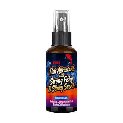 Fish Attractant Spray,60ml Lures Liquid Additive with Fishy Stinky Scent,Fish Attractant Liquid | for Reservoirs Lakes Rivers Sports Outdoors Trout Cod Carp Bass