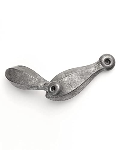 BLUEWING Bank Sinker 1LB/2LB/3LB/5LB/6LB Box Fishing Weights Saltwater Bullet Lead 1oz,2oz,3oz,5oz,8oz,10oz,12oz,16oz,32oz - style: #05 3oz, 5 Pack