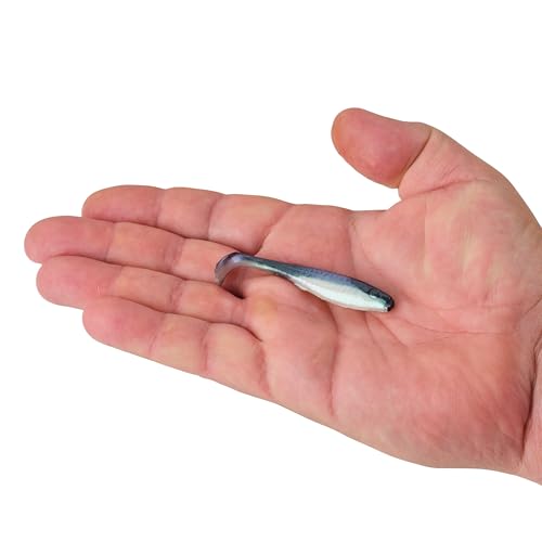 Berkley Gulp! Saltwater Paddleshad Fishing Soft Bait - color: Ocean Shift, size: 3"