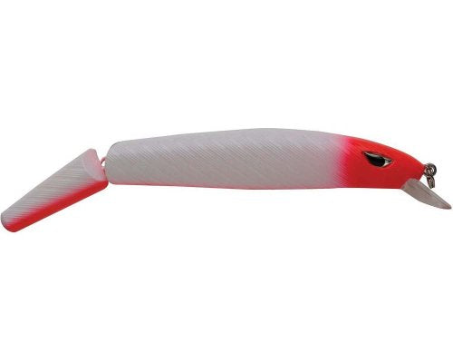 P-Line Angry Eye Predator Minnow - color: White/Red Head