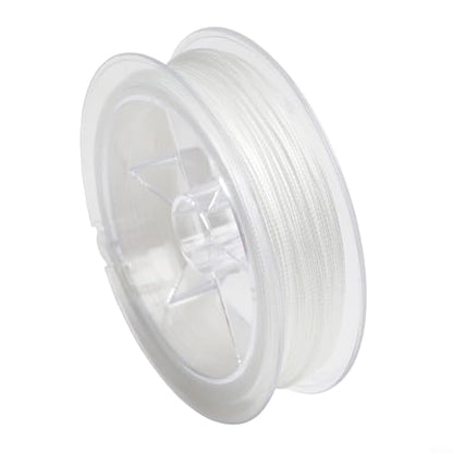 20lb for Braided Fly Line Backing 50M 8-Strand Dacron Polyester Low Friction Trout Bass Freshwater Fishing Reel Spooling Line White - size: B