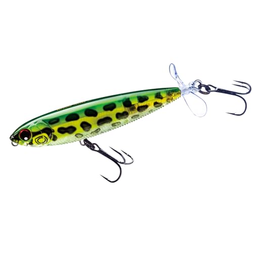 Yo-Zuri 3DB Prop Floating Lure, Prism Shad, 3 1/2-Inch - color: Prism Frog, size: 3-1/2"