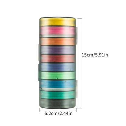 Fish Line Spool Organizer 10Slots Fishing Spools Holder Fly Fishing Line Leader Storage Accessory Fly Spools Leader Organizer Holder