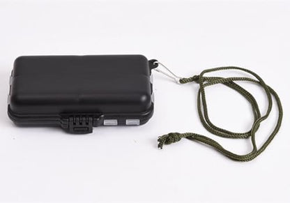 TOASIS Fishing Tackle Box with Lanyard Small Size Fishing Storage Container for Hooks Swivels Sinkers Float Stops (2)