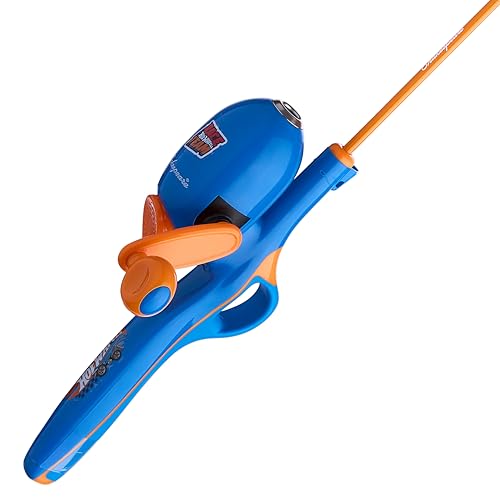 Shakespeare Youth Fishing Reel and Rod Combo - color: Mattel Hot Wheels 7 pc Kit