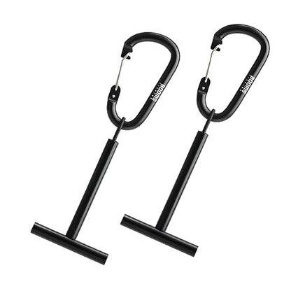 Booms Fishing SH1 Fly Fishing Tippet Spool Holder 2 Pack - color: Black 2pcs