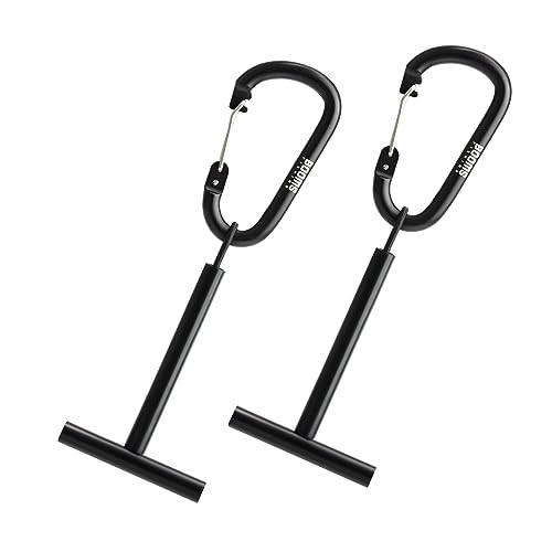 Booms Fishing SH1 Fly Fishing Tippet Spool Holder 2 Pack - color: Black 2pcs