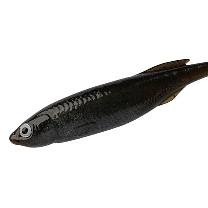 Berkley PowerBait Drip Swimmer Fishing Soft Bait - color: Green Pumpkin Shad, size: 4"