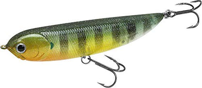LUCKY CRAFT Sammy 98, Freshwater Lake Bass Fishing Lure, Topwater, Floating, Perfect Walking The Dog, Fishing Gear, Fishing Accessories, Fishing Tackle - color: 180 Flake Flake Golden Sun Fish