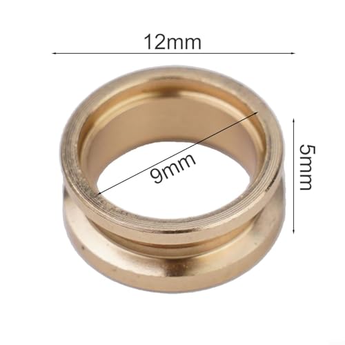 Brass For Fishing Line Roller, Essential Part For Reel Repair, Smooth Accessory For Enhanced Line Functionality(12 * 9 * 5mm) - size: 12*9*5mm
