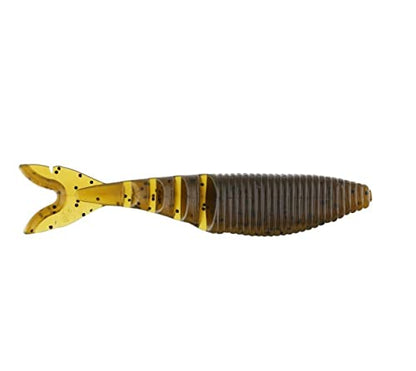 Yamamoto Yamamoto - color: GREEN PUMPKIN W/ BLACK FLAKE (6 PACK)