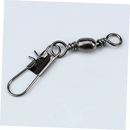 VANZACK 50pcs b Type Crank Hooks Sharpened Hooks for Tackle Offset Swivel Sinkers