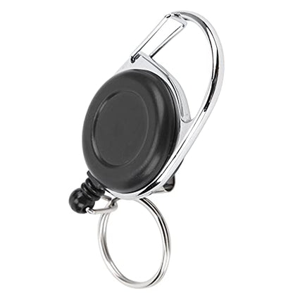 Fly Fishing Retractor,Retractable Fishing Lanyard, Steel Wire Tool Retractor Clip,Fly Anglers Gear,Keychain Lanyard,Gear and Equipment