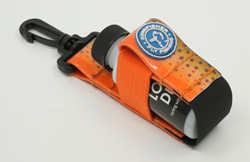 Loon Outdoors Dust Powder Dry Fly Floatant with Kingfisher Dry Shake Holder - color: Fall Run Brown Trout