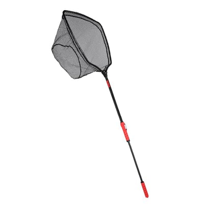 BUBBA Extendable Net with Corrosion Resistant Construction, Non-Slip Grip Handle and Carbon Fiber Shafts for Fishing, Angling, Boating and Outdoors - size: Large