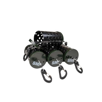 SMI Seal Resistant Saltwater Bait Barrel with Snaps | Durable Marine-Grade Design for Secure Bait Storage | Ideal for Crab, Shrimp, and Fishing Applications