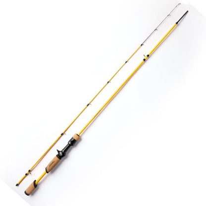 Tangoy Ultralight Fishing Rod 2-Piece Trout, Panfish, Crappie with Carbon Fiber Blank & Cork + High EVA Handle - Micro Light Fishing Pole, Fuji Guide Expansion Joint System - size: Cast-562/632UL-ZOOM