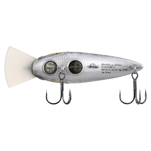 Berkley Shallow Money Badger Fishing Hard Bait - color: Black Silver, size: 2.6 in - 1/2 oz