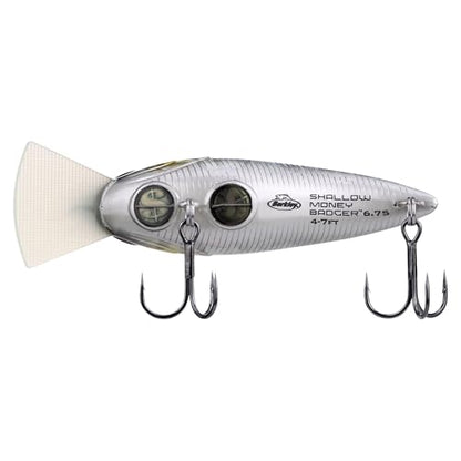 Berkley Shallow Money Badger Fishing Hard Bait - color: Black Silver, size: 2.6 in - 1/2 oz