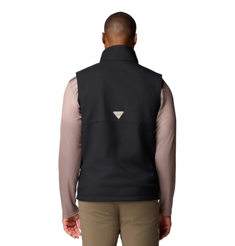 Columbia mens Phg Ascender II Softshell Vest - color: Black/Timberwoods Camo, size: Small