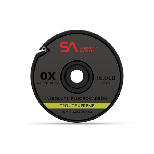 Scientific Anglers Absolute Fluorocarbon Trout Supreme Tippet - size: 0X