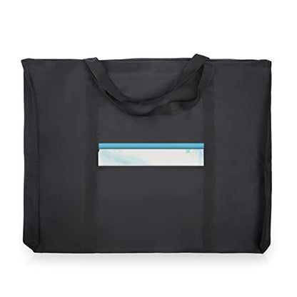 JJRING Dacron Light Weight Art Portfolio Bag, 19.6'' x 25.6'' for 18'' by 24'', Black Carrying Storage Case for Poster, Sketching, and Drawing - size: 18''*24''