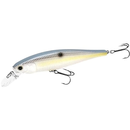 LUCKY CRAFT Pointer 100SP, Jerkbait Side by Side Action Tournament Winning Perfect Wobbling Freshwater Lake Bass Fishing Champion Bait - color: 172 Sexy Chartreuse Shad