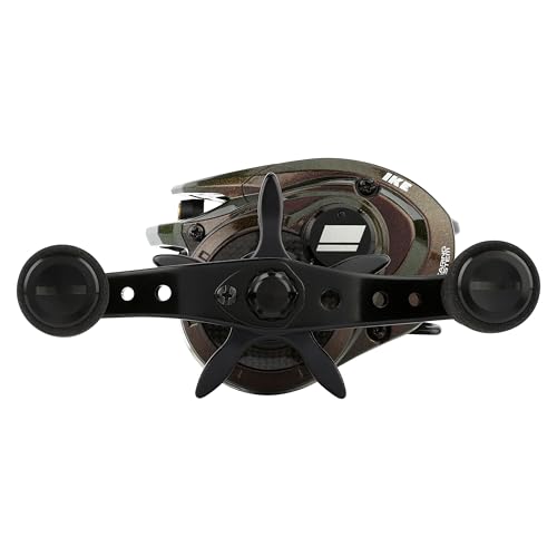 Abu Garcia IKE Signature Low Profile Baitcast Fishing Reel, Reliable Freshwater Reel, Durable & Lightweight Graphite Construction, Infini Brake System - size: Left Hand