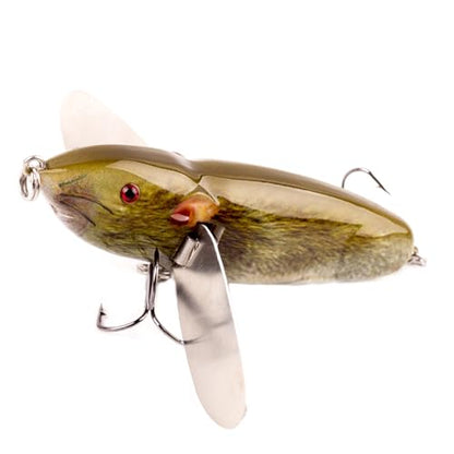 WOLFSKIN Topwater Bait Fishing Lure Crank Baits Floating Tractor Rat Lure Set Fishing Bait kit for Bass Freshwater Saltwater - color: Color-1
