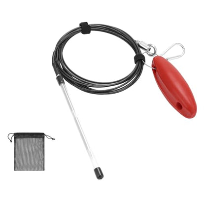 Stainless Steel Fish Holder for Secure Live Survival Fishing Gear Tool for Anglers Use Stainless Steel Stringer Keeper Live Holder - color: 5 meters