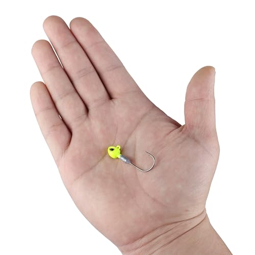 Berkley Fusion19 Hybrid Fishing Jigheads - color: Chartreuse, size: 1/0 Hook Size - 1/8 oz