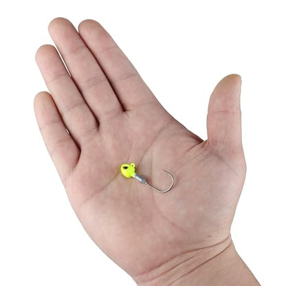 Berkley Fusion19 Hybrid Fishing Jigheads - color: Chartreuse, size: 1/0 Hook Size - 1/8 oz