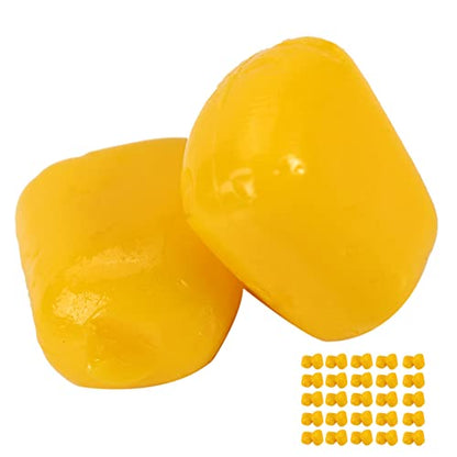 Fake Soft Corn Lures, 50Pcs Artificial Corn Floating Carp Baits - Simulation Carp Corn Baits Outdoor Freshwater Fishing