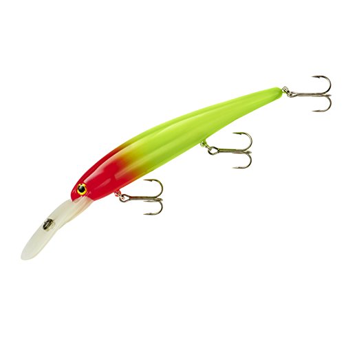 Bandit Lures 4 3/4-Inch Slender Minnow Jerkbait Trolls Up to 27 Feet Deep, Universal Color Patterns, 1 Piece - color: Two Tone, size: 4 3/4", 5/8 oz