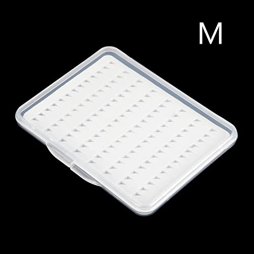 Youngy Outdoor Easy-Grip Foam Clear Fly Lures Hook Box Fishing Tool Plastic Fishing Flies Hooks Storage Boxes Fly Hook Box