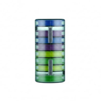 Silicone Fishing Line Spool Organizer Box with Number Stickers for Tackle Storage and Gear Organization - size: 4.72 x 2.44 x 0.47 in